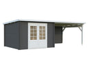 Palmako Gartenhaus Ella 8,7+10,0 m² aus Holz, 28 mm