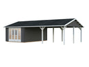 Palmako Gartenhaus Irene 19,0+33,2 m² aus Holz, 44 mm