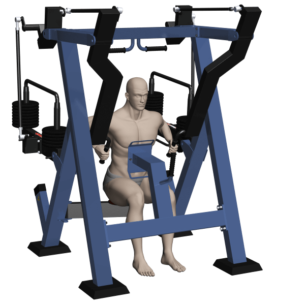 Tolymp Lat Pull / Rowing Machine, Seated – Street Barbell Line