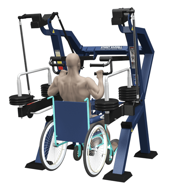 Tolymp LAT pull, seated – Street Barbell Line