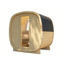 Fjordholz Barrel Sauna Model Bus 160 with Half-Round Window
