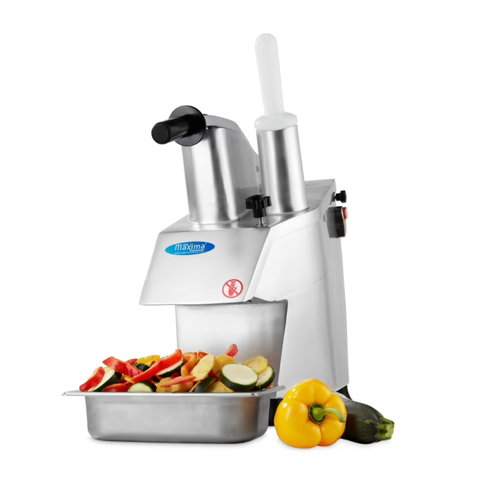 MAXIMA Gastro Gemüseschneidemaschine - Bis zu 450 kg/h - inkl. 5 Schnittscheiben - Gebraucht