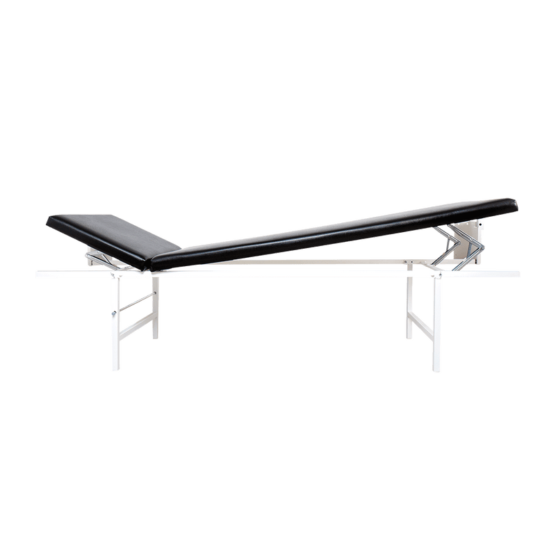 Söhngen wall-mounted folding relaxation lounger, steel, head and foot adjustable, horizontal, black
