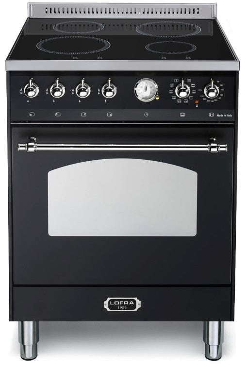 LOFRA - DOLCEVITA INDUCTION - SINGLE OVEN 60cm - RNM 66 MFT/ 4I - Black Chrome Finish 