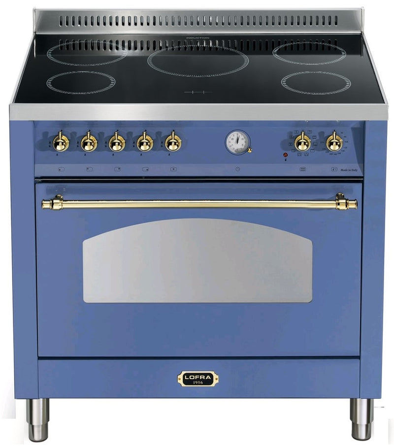 LOFRA - DOLCEVITA INDUCTION - SINGLE OVEN 90cm - RLVG 96 MFT/ 5 I - Lavender brass finish 