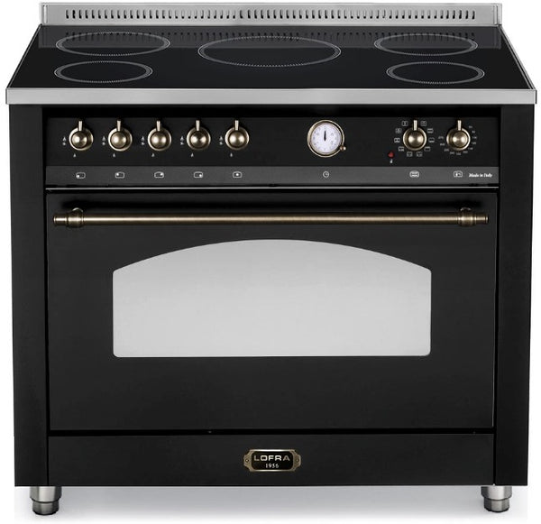LOFRA - DOLCEVITA INDUCTION - SINGLE OVEN 90cm - RNMG 96 MFT/ 5 I - Black Bronze Finish 