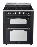 LOFRA - DOLCEVITA INDUCTION - DOUBLE OVEN 70 cm - RNMUD 76 MFTE/ 4I - Black - Chrome Finish 