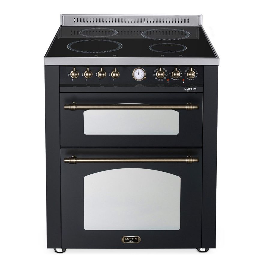 LOFRA - DOLCEVITA INDUKTION - DOUBLE OVEN 70cm - RNMUD 76 MFTE/ 4I - Black Bronze Finish