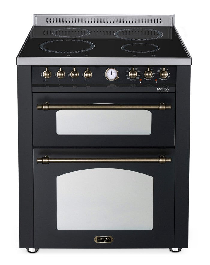 LOFRA - DOLCEVITA INDUCTION - DOUBLE OVEN 70cm - RNMUD 76 MFTE/ 4I - Black Bronze Finish 