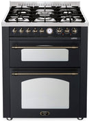 LOFRA - DOLCEVITA - DOUBLE OVEN 70 cm - RNMUD 76 MFTE/ CI - Black-Bronze Finish 