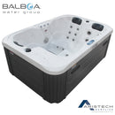 Tronitechnik Outdoor Whirlpool Spa TINO PRO Weiß Silber Marmoriert 195cm x 127cm