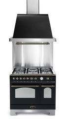 LOFRA - DOLCEVITA - DOUBLE OVEN 90 cm - RNMD 96 MFTE/ CI - Black - Bronze Finish 