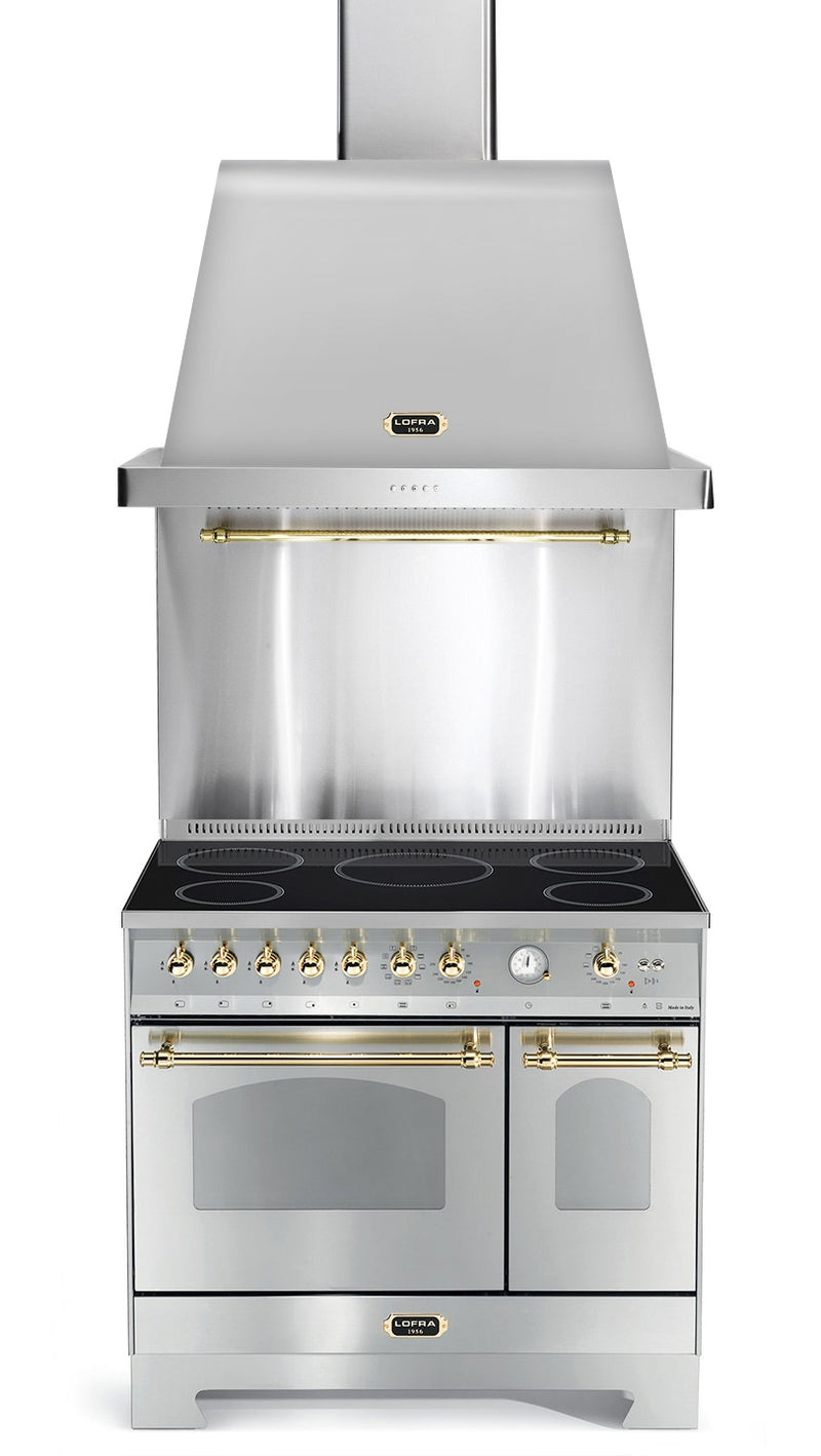 LOFRA - DOLCEVITA INDUCTION - DOUBLE OVEN 90 cm - RSD 96 MFTE/ 5I - STAINLESS STEEL Brass finish 