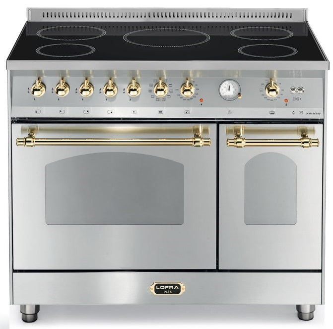LOFRA - DOLCEVITA INDUCTION - DOUBLE OVEN 90 cm - RSD 96 MFTE/ 5I - STAINLESS STEEL Brass finish 