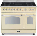LOFRA - DOLCEVITA INDUKTION - DOUBLE OVEN 90 cm - RBID 96 MFTE/ 5I - Ivory - Chrome Finish