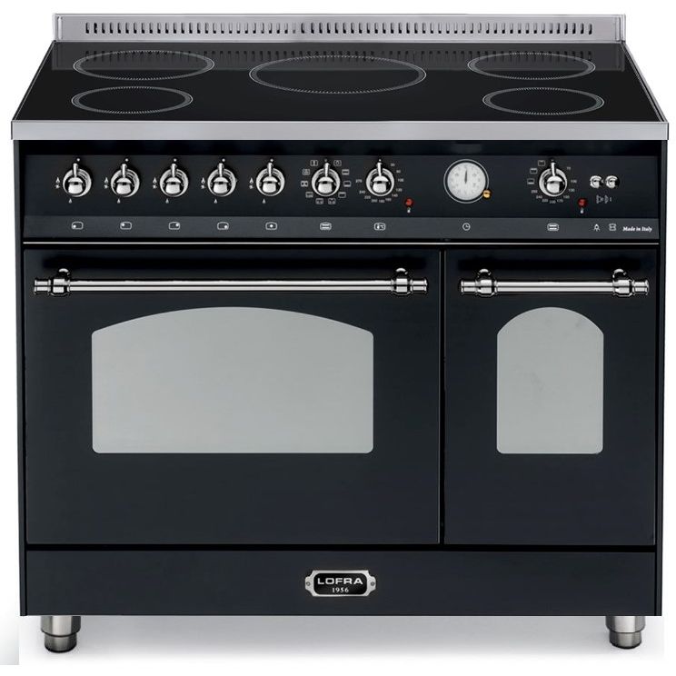 LOFRA - DOLCEVITA INDUZIONE - DOPPIO FORNO 90 cm - RNMD 96 MFTE/ 5I - Finitura Black Chrome