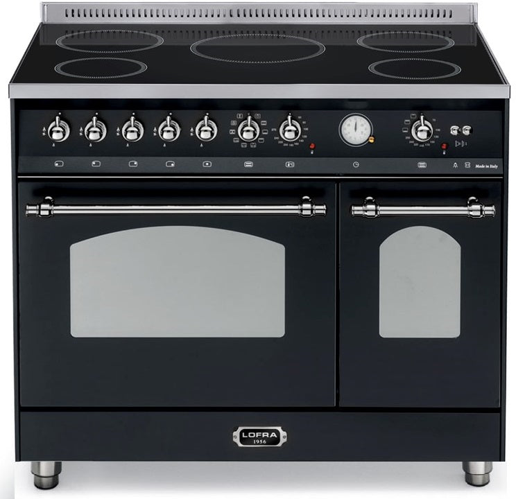LOFRA - DOLCEVITA INDUCTION - DOUBLE OVEN 90 cm - RNMD 96 MFTE/ 5I - Black Chrome Finish 