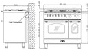 LOFRA - VENEZIA - DOUBLE OVEN 90 cm - PD 96 MFTE/ AEO 