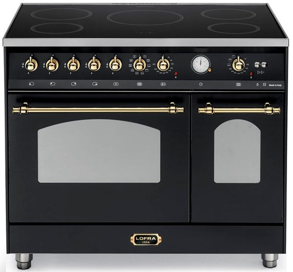 LOFRA - DOLCEVITA INDUCTION - DOUBLE OVEN 90cm - RNMD 96 MFTE/ 5IF - Black Brass Finish 
