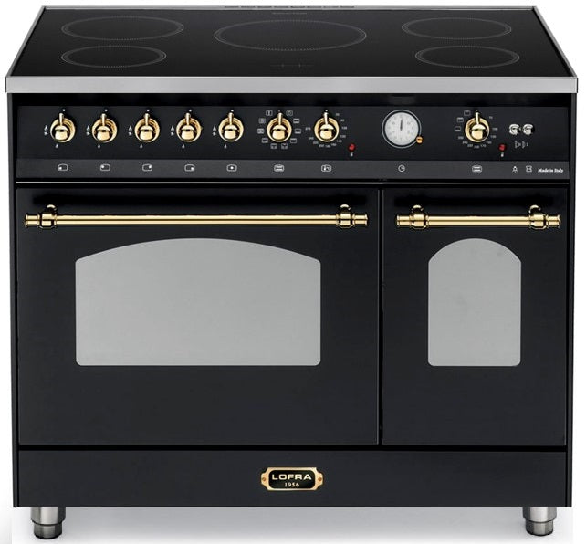 LOFRA - DOLCEVITA INDUCTION - DOUBLE OVEN 90cm - RNMD 96 MFTE/ 5IF - Black Brass Finish 