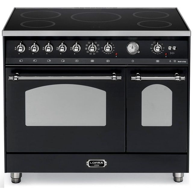 LOFRA - DOLCEVITA INDUZIONE - DOPPIO FORNO 90cm - RNMD 96 MFTE/ 5IF - Nero - Finitura Cromo