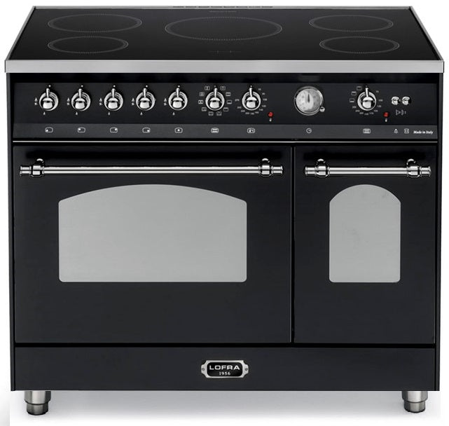 LOFRA - DOLCEVITA INDUCTION - DOUBLE OVEN 90cm - RNMD 96 MFTE/ 5IF - Black - Chrome Finish
