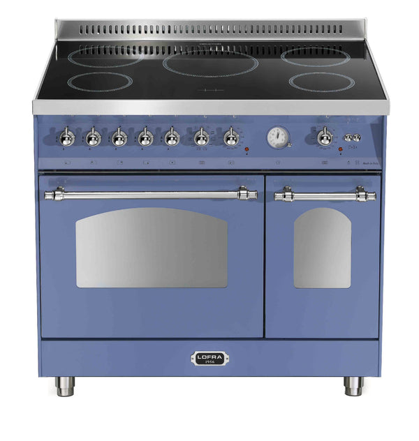 LOFRA - DOLCEVITA INDUCTION - DOUBLE OVEN 90 cm - RLVD 96 MFTE/ 5I - Lavender - Chrome Finish 