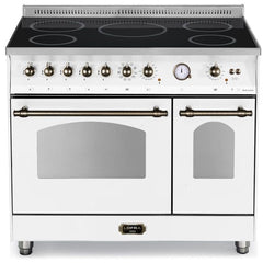 LOFRA - DOLCEVITA INDUZIONE - DOPPIO FORNO 90 cm - RBPD 96 MFTE/ 5I - Bianco Perla - Finiture Bronzo – Vorschau 1