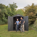 LIFETIME Gerätehaus Premium 213x365 Graphit 60311