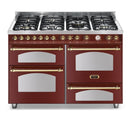 LOFRA - DOLCEVITA - QUATTROPORTE 120 cm - RR 126 SMFET+MFT / 2 AEO - Burgundy brass finish 