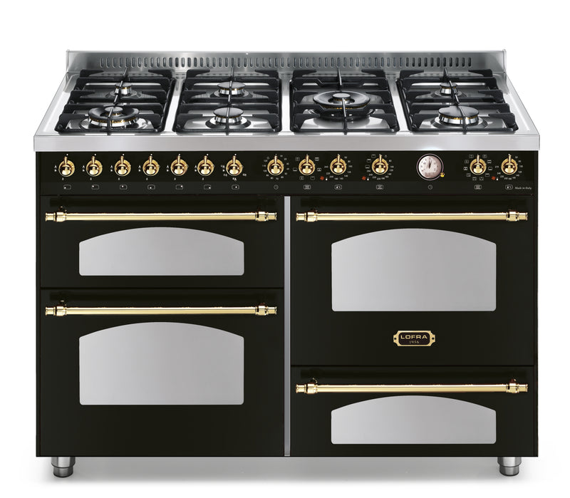 LOFRA - DOLCEVITA - QUATTROPORTE 120 cm - RNM 126 SMFET+MFT / 2 AEO - Black Brass Finish 