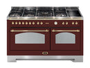 LOFRA - DOLCEVITA - DOUBLE OVEN 150 cm - RRD 156 SMFET+MFT / AEOV - Burgundy brass finish 