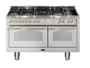 LOFRA - DOLCEVITA - DOUBLE OVEN 150 cm - RSD 156 MFDT+MFT / AEOV - STAINLESS STEEL BRASS FINISH 