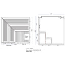 EAGO AWT E1243A rote Zeder 220x200 9kW Kivi