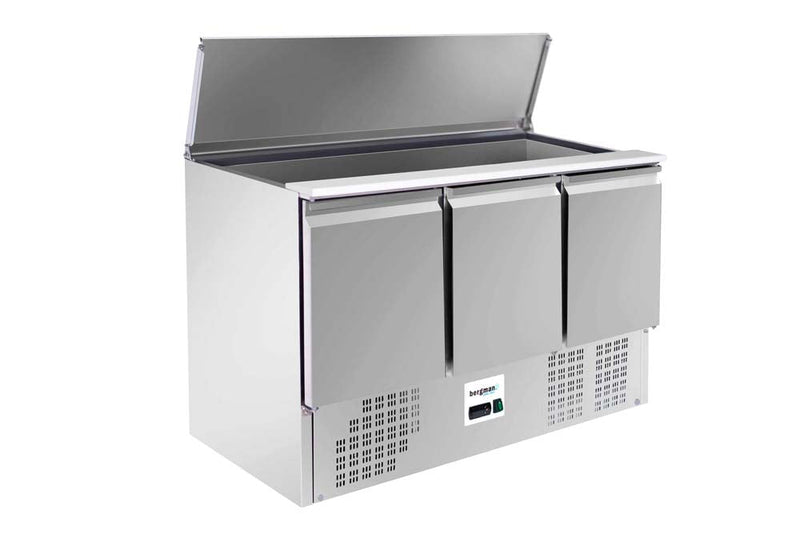 Bergman  Ecoline 700 Saladette 3-Türig Mit Klappdeckel - 368 L