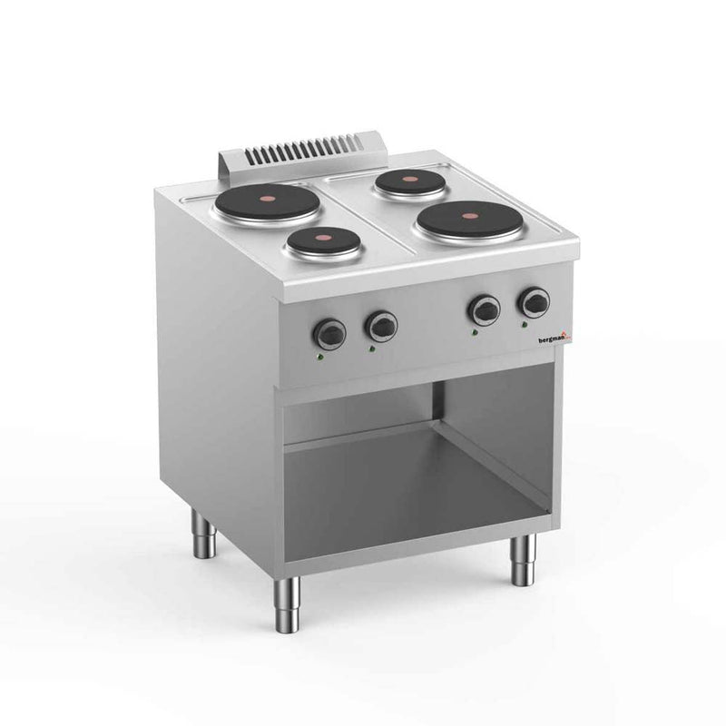 Bergman Profiline 700 Electric Stove with 4 Plates &amp; Open Base