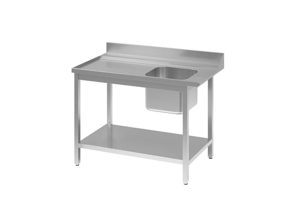 Bergman Profiline Zulauftisch 1200 Links Mit 1 Becken