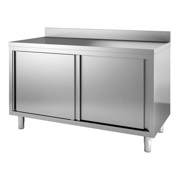 Bergman Profiline work cabinet 600 with sliding doors &amp; upstand B2000