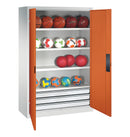 C+P Sportgeräteschrank Sport, 1950x1200x500mm, 7035/5010