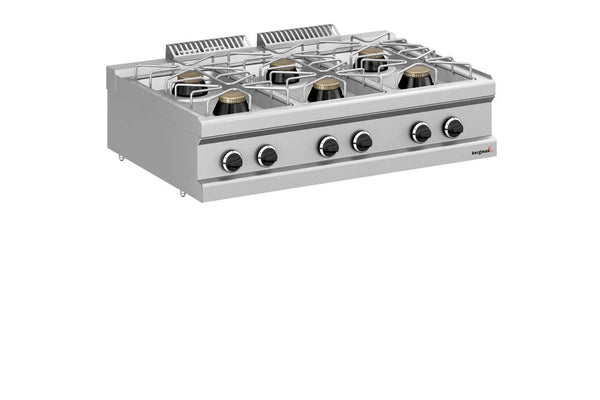 Bergman Profilline Plus 700 Gas Stove with 6 Burners - 33 Kw
