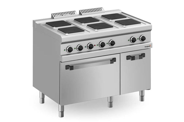 Bergman Profilline Plus 700 Elektroherd Mit 6 Platten & Elektrobackofen - 20,9 Kw