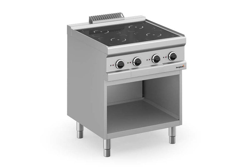 Bergman Profilline Plus 700 Induction Cooker with 4 Cooking Zones &amp; Open Base - 14Kw