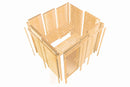 Karibu Design Sauna "Sauna Marla 3" 4 Personen 9 kW Bio-Kombi Ofen + Steuergerät HUUM WIFI