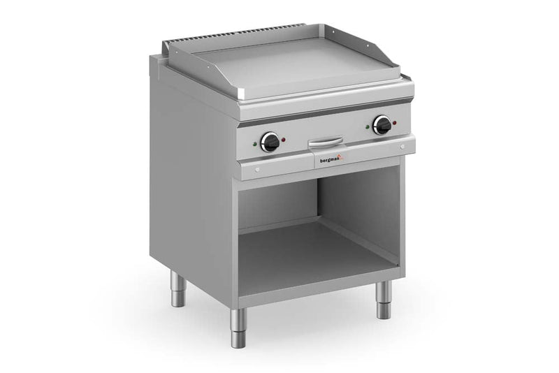 Bergman Profilline Plus 700 Elektro-Grillplatte Glatt Mit Offenem Unterbau- 8 Kw
