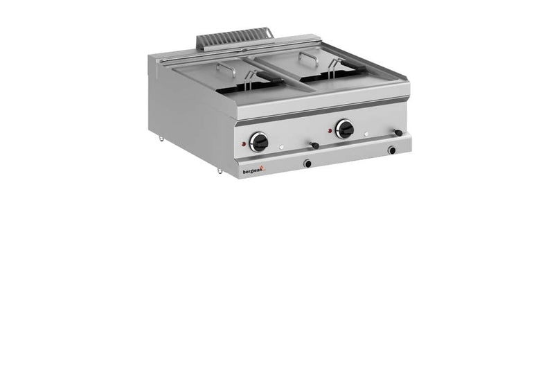 Bergman Profilline Plus 700 Electric Deep Fryer 12 + 12 Liters - 18 Kw