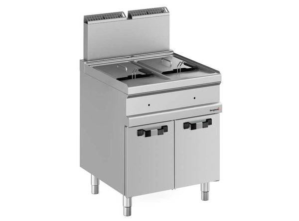 Bergman Profilline Plus 700 Gas Deep Fryer 14 + 14 Liters - 25 Kw