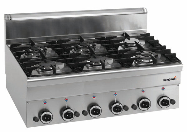 Bergman Profiline 600 Gas Stove with 6 Burners - 17.55 Kw