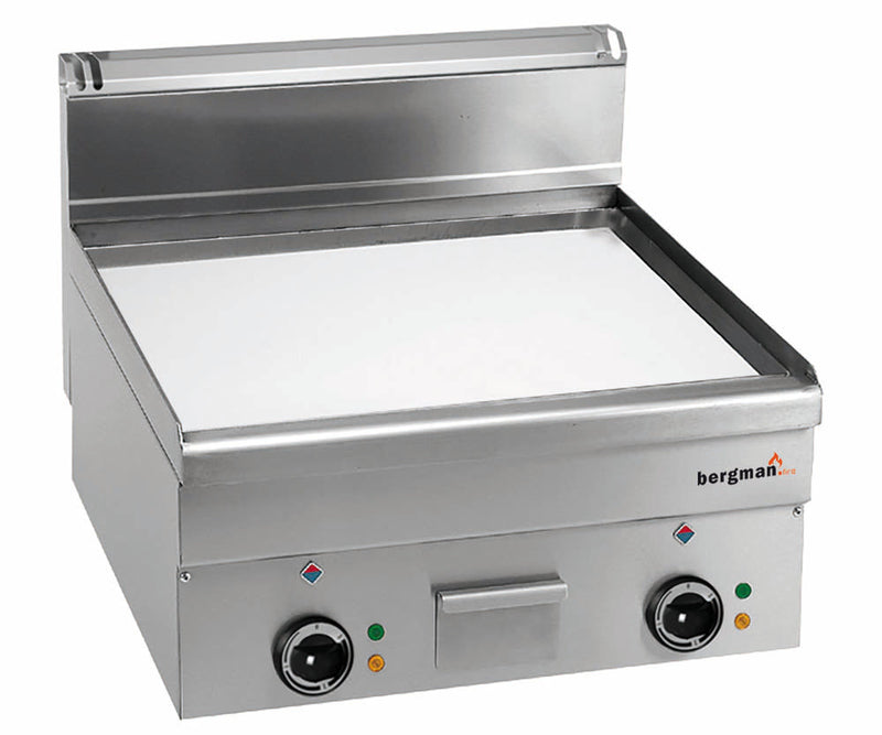 Bergman Profilline Plus 600 Electric Griddle Smooth Chrome-Plated - 7.5 Kw
