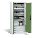 C+P Akkuladeschrank Serie 89, H1950xB930xT500mm