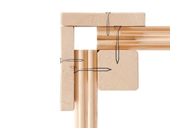 Karibu Sauna Lotta mit 9 kW Bioofen ext. Strg und Dachkranz 38 mm – Vorschau 8